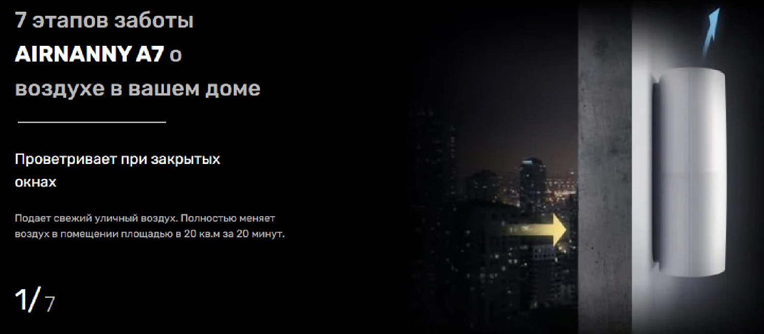 Проветриватель с нагревом Airnanny A7 Forever